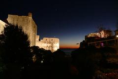 Evening view of Dubrovnik cityscape