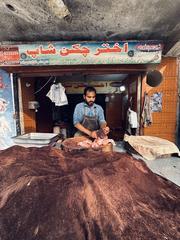 A chicken shop in Pakistan