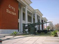 Front view of the Army Museum in Rawalpindi, Pakistan