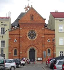 Facade of St. Vincent à Paulo Church in Kraków