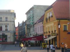 Main Market Square in Rybnik, southern Poland