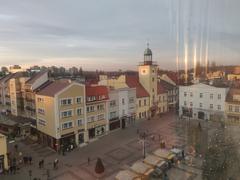 Market Square in Rybnik on a sunny day