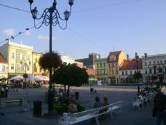 Main Market Square in Rybnik, Poland