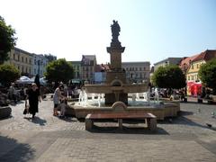 Rybnicki Rynek square in Poland