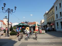 Rybnicki market square in Poland