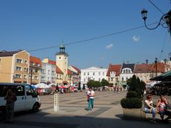 Rybnicki Rynek in Rybnik, Poland monument