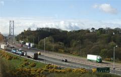 A90 approach to Forth Road Bridge