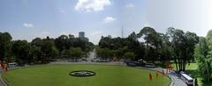 lawn in front of the former Presidential Palace