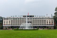 front view of Independence Palace in Ho Chi Minh City