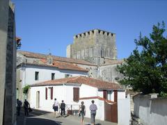 The bell tower of Mornac-sur-Seudre church