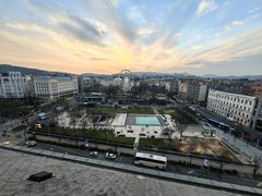 Bajcsy-Zsilinszki út in Budapest with a view of the cityscape