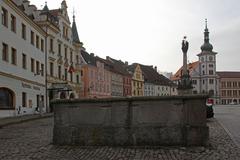 Loket town square Czech Republic