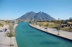 Santa Lucía Riverwalk in Monterrey, Mexico