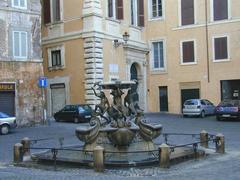 Rome, Piazza Mattei: Costaguti Palace and Fountain of Turtles