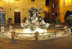 Fountain in the Jewish District of Rome