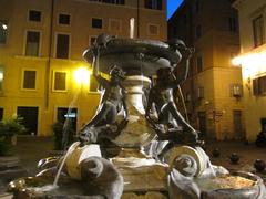 fountain near Jewish Ghetto in Rome