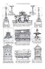 Details of Italian Renaissance architecture from history