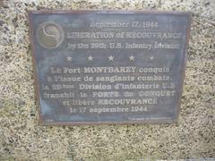 Recouvrance bridge plaque in Brest, France