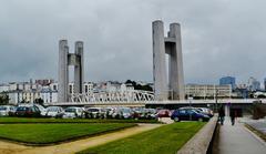 Pont de Recouvrance in Brest, Brittany, France