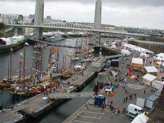 Brest's harbour during Tonnerres de Brest 2012