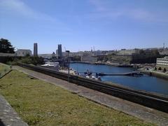 Downtown Brest France cityscape