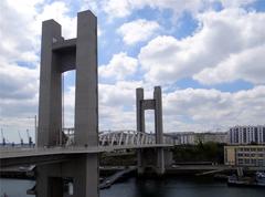 Pont de Recouvrance in Brest view from Boulevard de la Marine