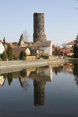 Jenštejn Castle tower in the Czech Republic