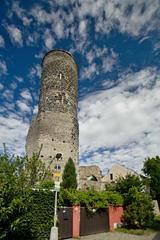 Jenštejn Tower with clear sky