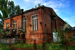 Building housing the winding machine of the Kościuszko Shaft - KWK Ignacy-Hoym in Poland