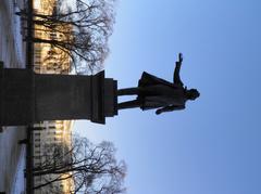 Statue of Pushkin in Arts Square, Saint Petersburg