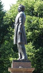 Statue of Alexander Pushkin in St. Petersburg at Arts Square