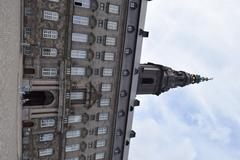 Danish Parliament Building - Christiansborg Palace in Copenhagen