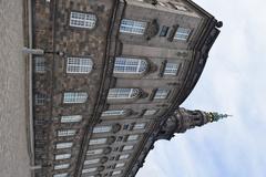 Danish Parliament Building at Christiansborg Palace in Copenhagen