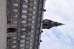 Danish Parliament Building at Christiansborg Palace in Copenhagen