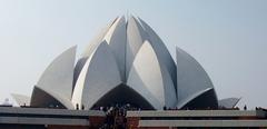 Bahai Lotus Temple in New Delhi, India