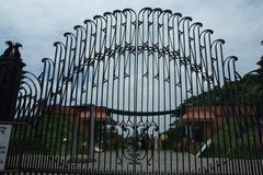 Entrance gate of the Lotus Temple