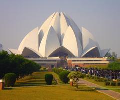 Baha'i Lotus Temple in Delhi