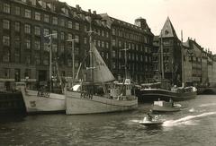 Ships in Nyhavn, Copenhagen, June 1962