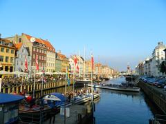 Copenhagen cityscape with traditional Danish architecture and waterfront