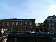 Copenhagen cityscape with waterfront and buildings