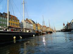 view of Copenhagen with historical buildings and waterfront