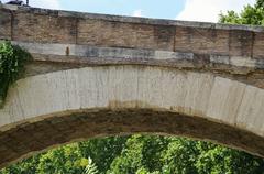 Inscription on Pons Fabricius in Rome