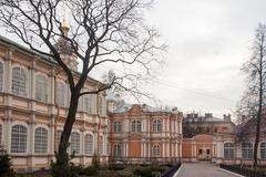 Alexander Nevsky Lavra panoramic view