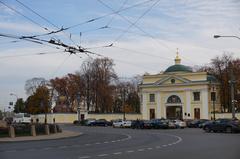 Aleksandr Nevsky Square in front of Alexander Nevsky Lavra, 2021