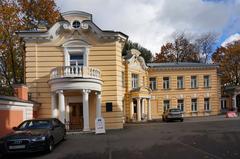 Aleksandro-Nevskaya Lavra East courtyard funeral office and archbishop hotel