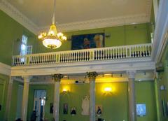 Holy Dukhovskoy housing interior at Alexander Nevsky Lavra