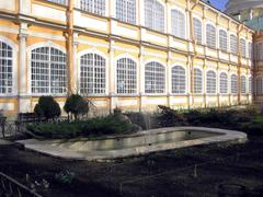 Alexander Nevsky Lavra fountain in Saint Petersburg