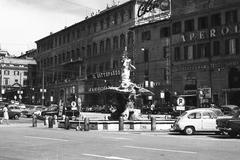 Roma, Piazza Barberini in 1963