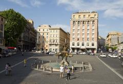 Piazza Bernini panoramic view