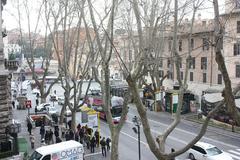 Rome view to Piazza Barberini